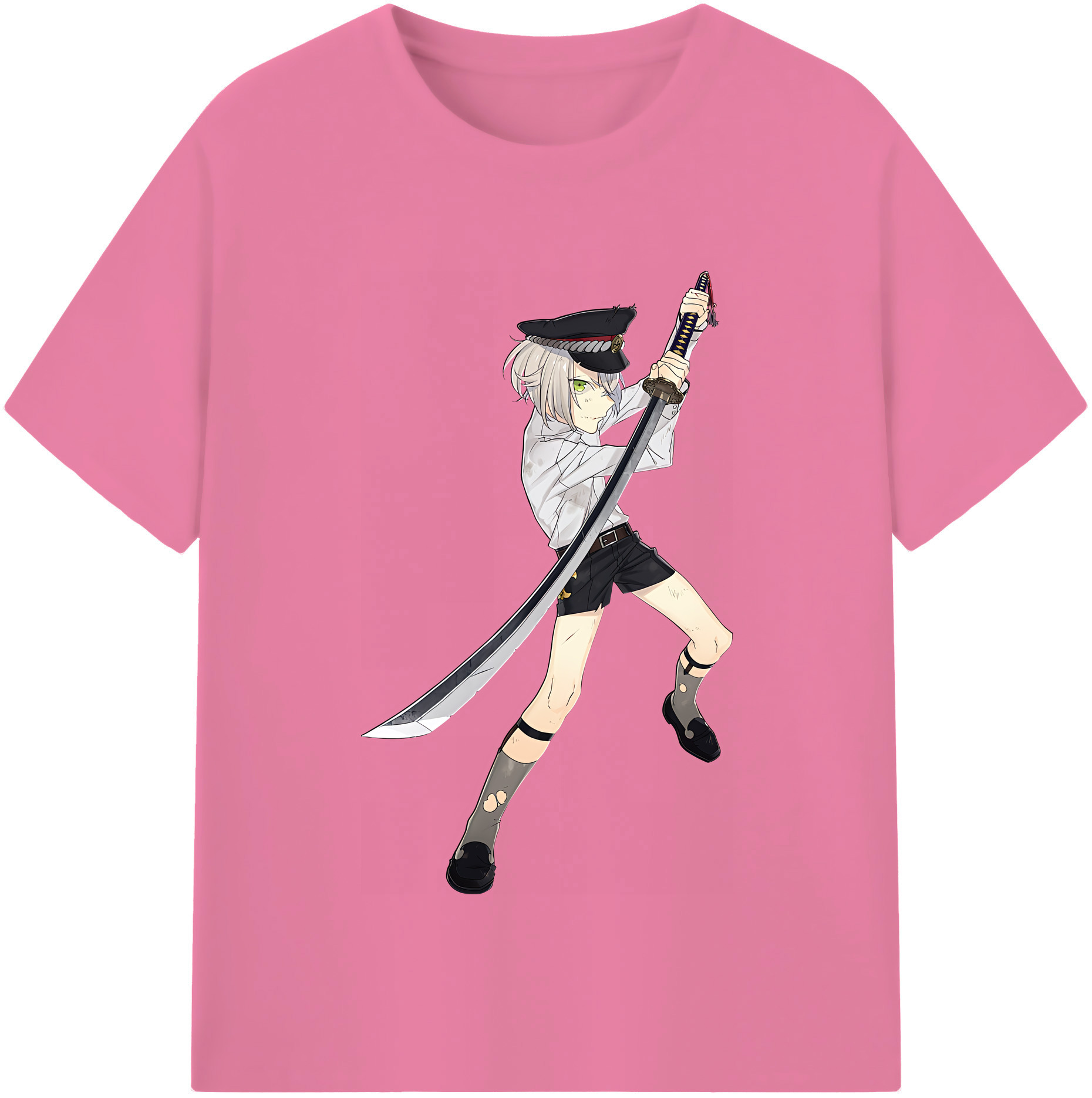 （画像用） 刀剣乱舞 Touken Ranbu 綿100％半袖Tシャツ（フロントプリント）